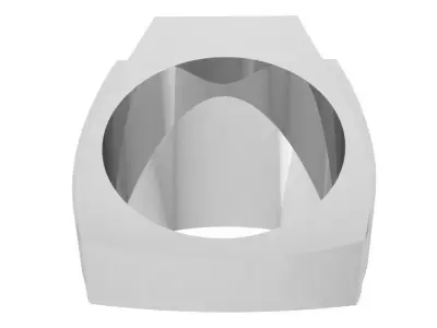 Cushion Cut Ring 3818 3D print model
