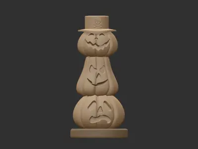 hallowen pumpkin decor 3D print model