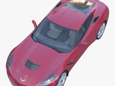 Sport car Stingray 3D model