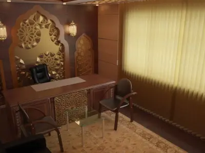 Islamic Manage office 3D model