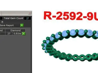 Band Ring 3D print model