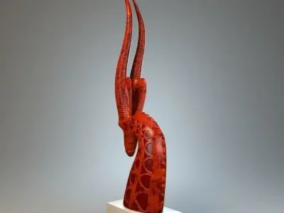 Sculpture Antelope 3D model