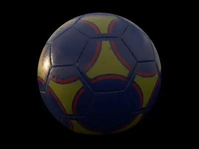 SportBallA soccer ball Low-poly 3D model