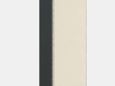 PAX Add-on corner unit with 4 shelves 11 Low-poly 3D model