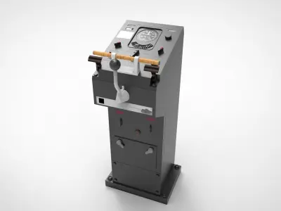  control module aboard a ship 3D model