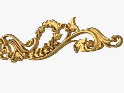 Classic decor ornament 252 3D model