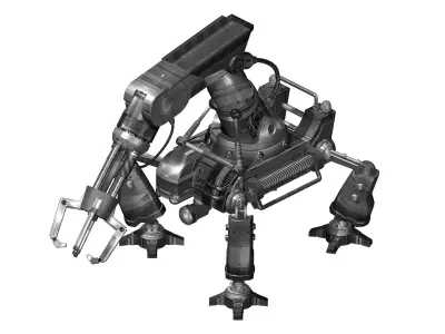 Robot-mechanical arm 01 3D model