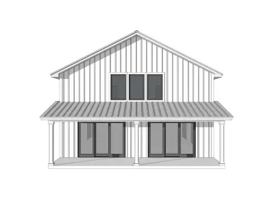 Barndominium House 16 -Archimple LLC 3D model