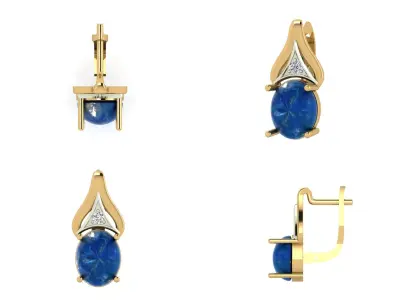 Earrings  dp 1 3D print model