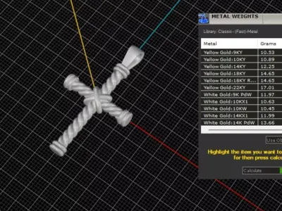 cross 3D print model 15