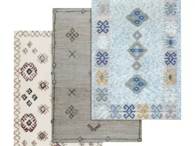 Rug Set 1424 3D model