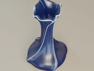 Vase 02 3D model purchase