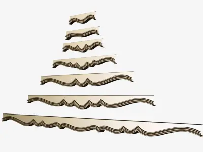 Carved decor ornament for cnc 3D model purchase