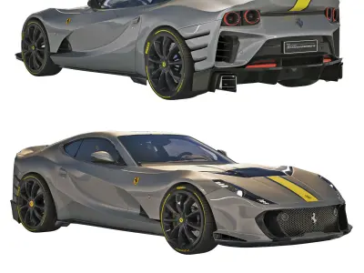 Ferrari 812 Competizione 2022 3D model
