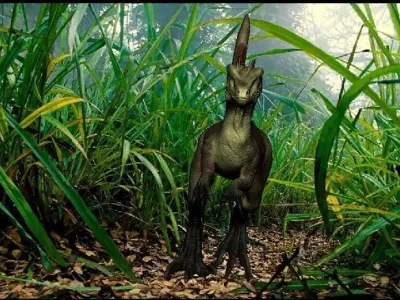 Deinonychus realistic 3d model dinosaur 3D model