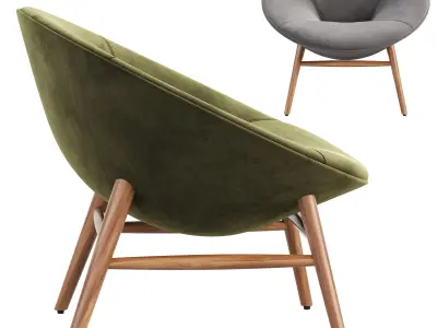Muse Armchair by Davisfurniture 3D model