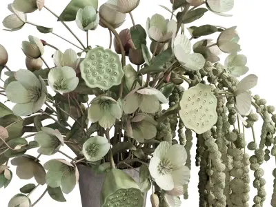 Flower In Vase 123 3D model