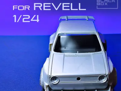 GOLF 1 BODYKIT For REVELL 1-24 3D print model