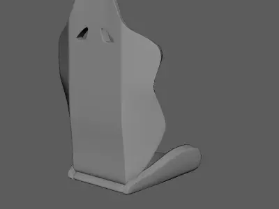 Real Scale Gaming Chair 3D model