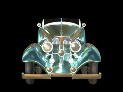 New Mercedes-Benz 540K 3D model