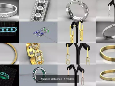 Messika Collection 3D Model Pack