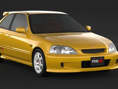 Honda Civic Type R 3D model