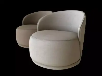 La Pipe Lounge Chair By IDA LINEA HILDEBRAND 3D model