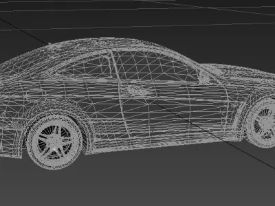 Mercedes Benz C63 AMG Coupe 3D model