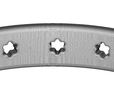 Prestigious Fancy Bangle 3D print model