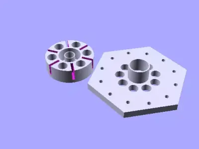 3D Printable Magnetic Bearing  3D print model