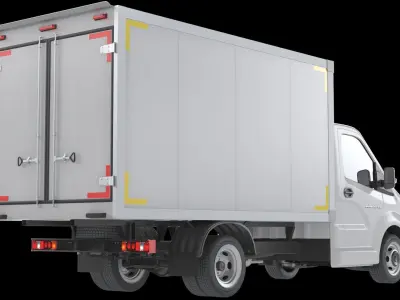 Gazelle Nn Isometric Van 3D model