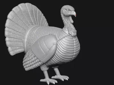 turkey 3D print model