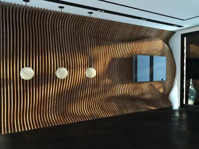 Parametric Wall  Low-poly 3D model