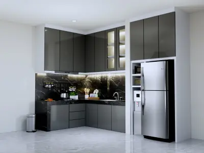 Luxury Modern Minimalis Furniture Design Interior Room  3D model