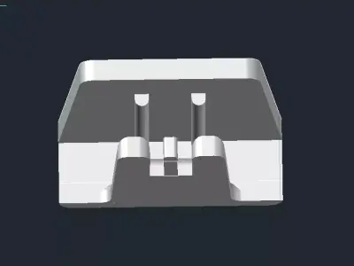 Telepass plastic connector 3D model