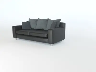 Sofa euro Leather 3D model