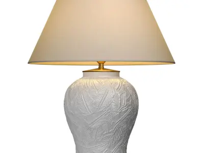 Nightstand bedside European Casa Padrino ceramic Table lamp 3D model