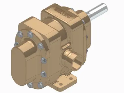 External Gear Pump  3D model