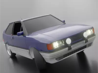 VW Gol GTI 3D model