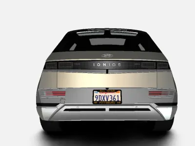 Hyundai Ioniq 5 Limited US-Spec 2023 Gameready Low-poly 3D model