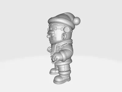 Festive Frankenstein Christmas Monster Holiday Frankenstein  3D print model