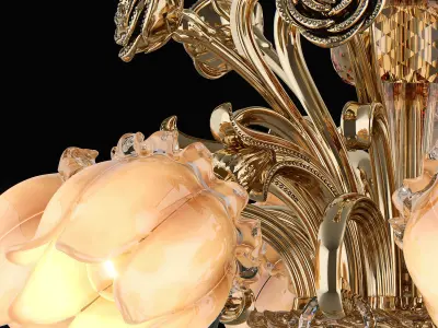 MD 3269-6 Osgona Chandelier 3D model