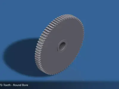 72-Tooth Spur Gear 03 3D print model
