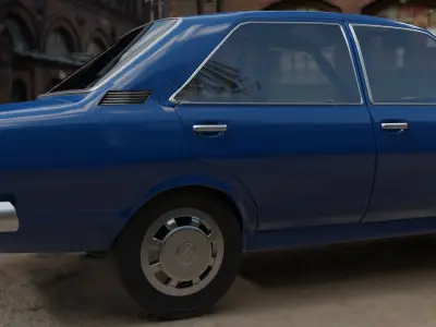 audi s80 1977 3D model