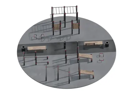 Workout Space 3D model