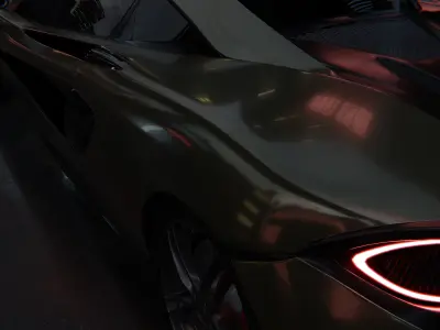 mclaren Low-poly 3D model