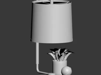 Swing Table Lamp Circa Lighting 3D model