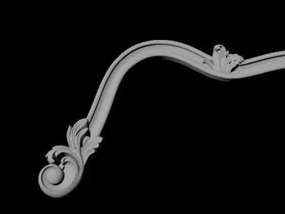 bed headboard 3D model purchase