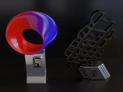 F1 Trophy - Italian GP Trophy  3D model