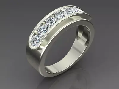 Band Ring 3D print model